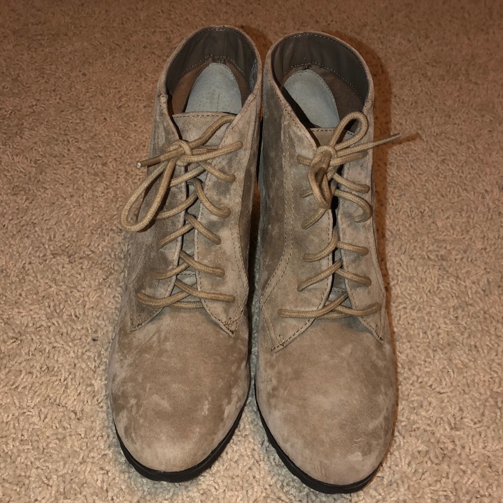 Beige Winter Booties